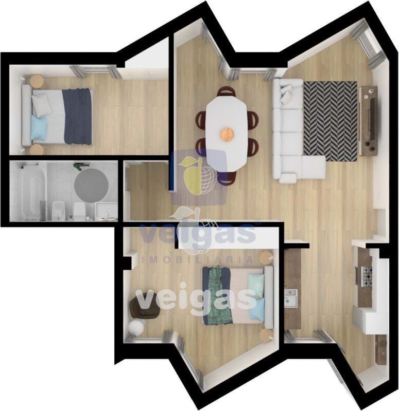 Apartamento T2 - S�o Martinho do Porto, Alcoba�a, Leiria - Miniatura: 9/9