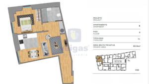 Apartamento T1 - Leiria, Leiria, Leiria - Miniatura: 18/18