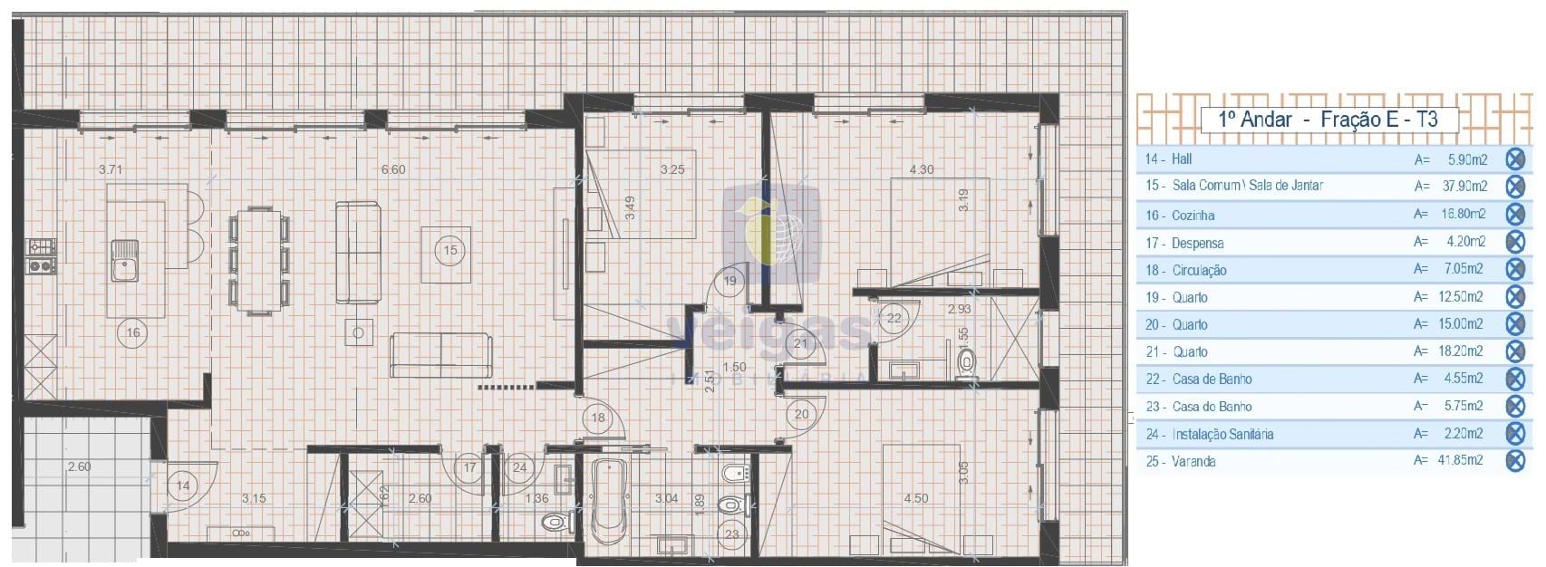 Apartamento T3 - Parceiros, Leiria, Leiria - Miniatura: 11/34