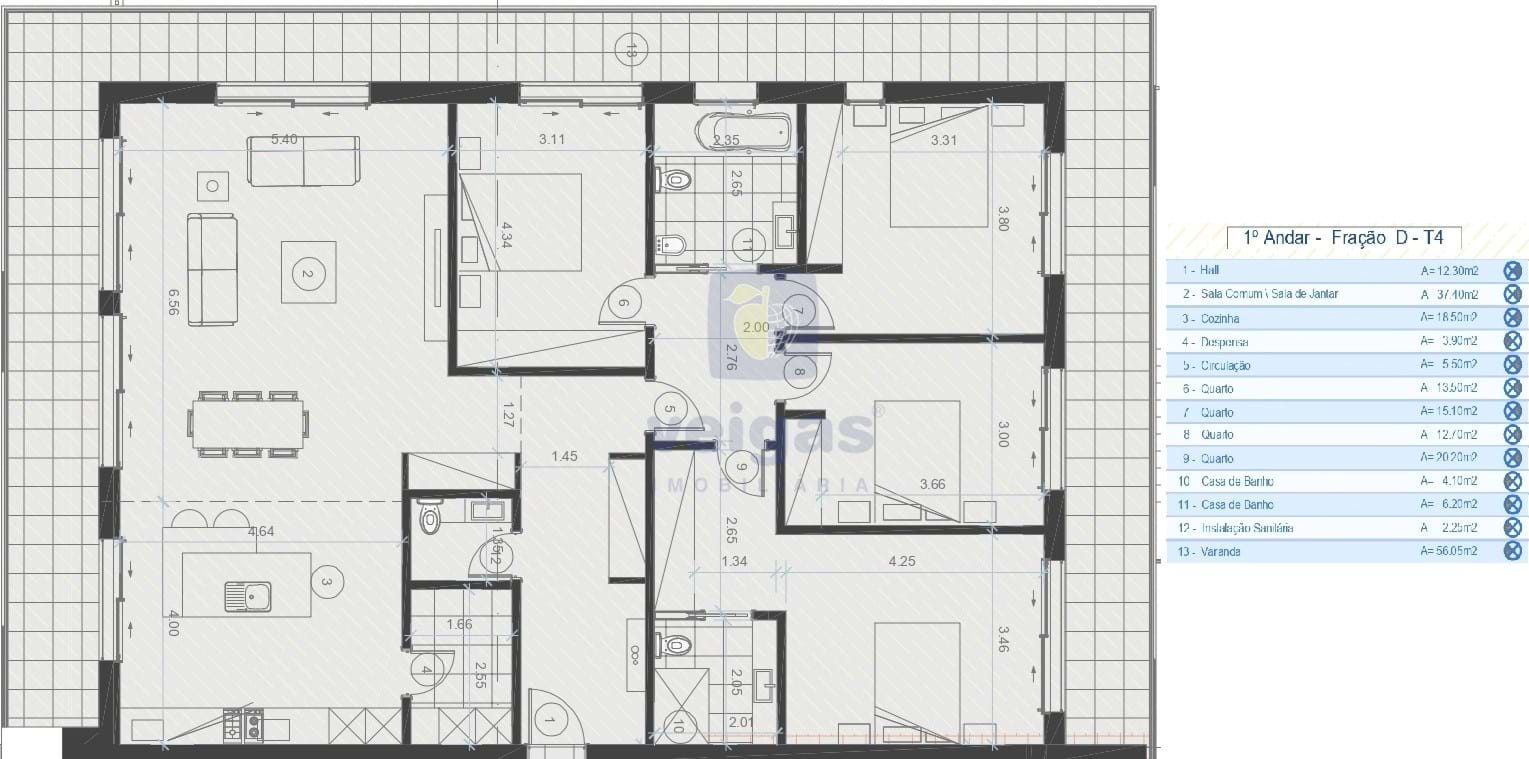 Apartamento T4 - Parceiros, Leiria, Leiria - Miniatura: 33/34