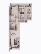 Apartamento T3 - Aljezur, Aljezur, Faro (Algarve) - Miniatura: 12/15