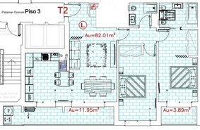 Apartamento T2 - Repeses e So Salvador, Fundo, Castelo Branco - Miniatura: 1/14