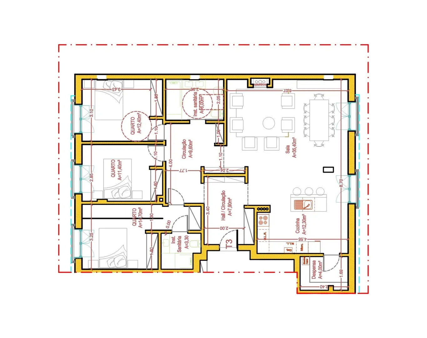 Apartamento T3 - Castelo Branco, Castelo Branco, Castelo Branco - Miniatura: 7/9