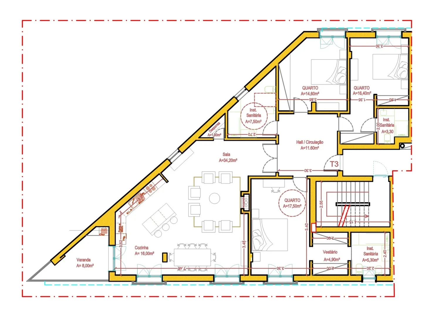 Apartamento T3 - Castelo Branco, Castelo Branco, Castelo Branco - Miniatura: 8/9