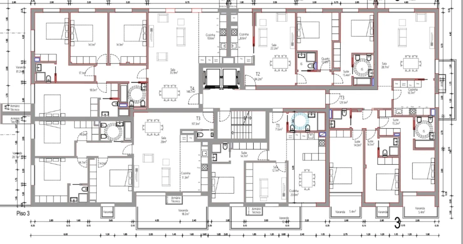 Apartamento T3 - Santo Ant�nio dos Olivais, Coimbra, Coimbra - Miniatura: 2/3