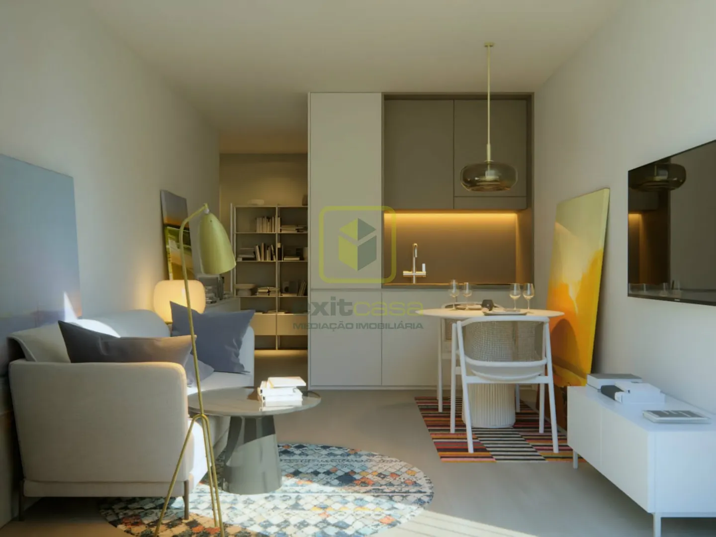 Apartamento T1 - Gl�ria, Aveiro, Aveiro - Miniatura: 2/9
