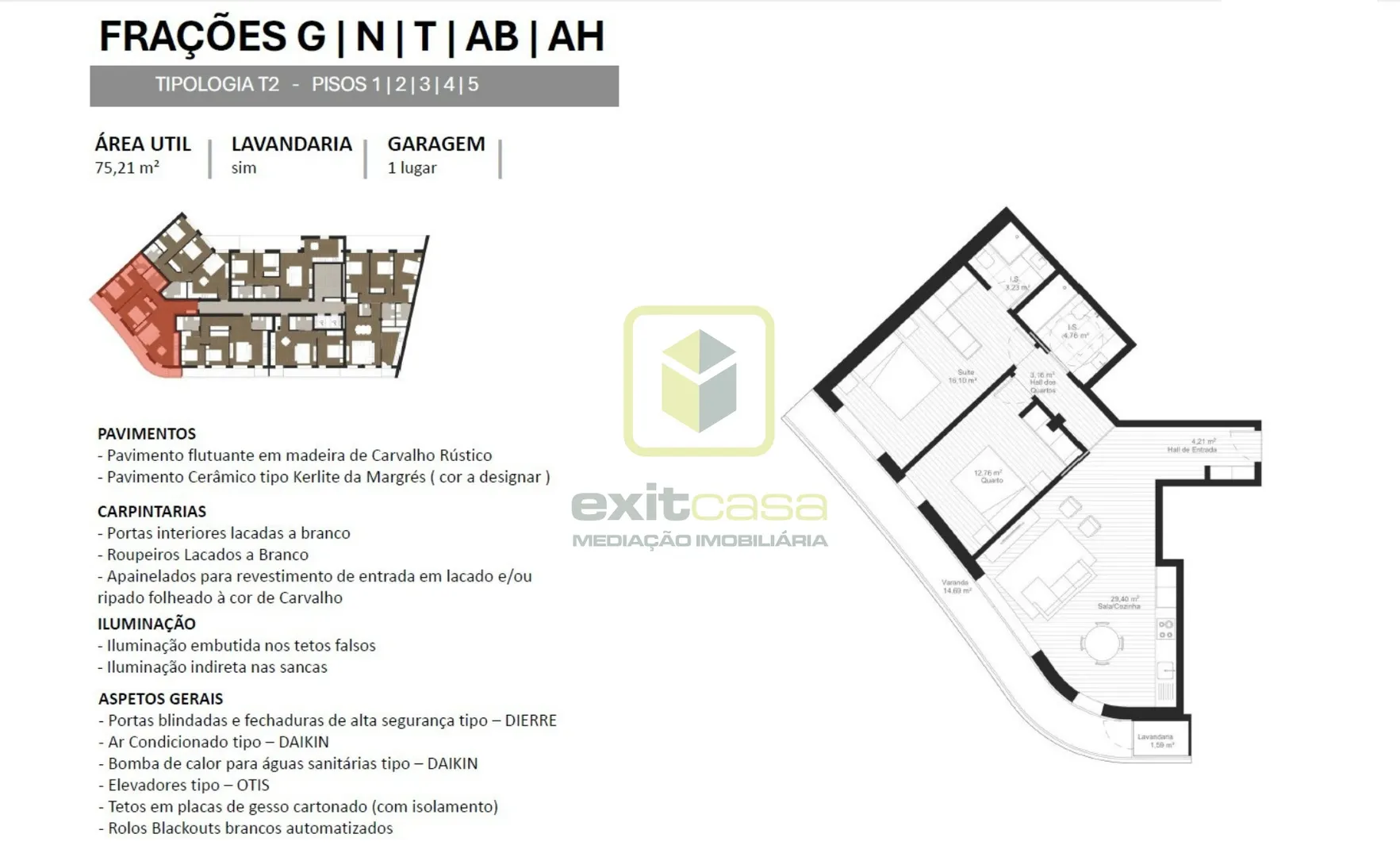 Apartamento T2 - Esgueira, Aveiro, Aveiro - Miniatura: 7/9