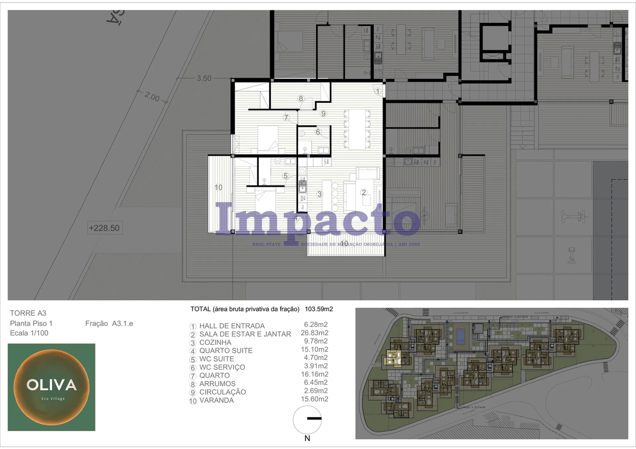 Apartamento T2 - So Joo da Madeira, So Joo da Madeira, Aveiro - Miniatura: 7/8