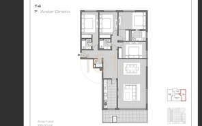 Apartamento T4 - Lordelo do Ouro, Porto, Porto - Miniatura: 4/5