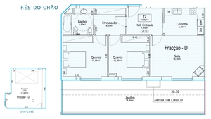 Apartamento T2 - Santiago de Riba-Ul, Oliveira de Azem�is, Aveiro - Miniatura: 12/12