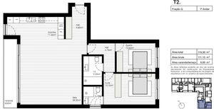 Apartamento T2 - Lordelo, Paredes, Porto - Miniatura: 11/11