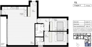 Apartamento T2 - Lordelo, Paredes, Porto - Miniatura: 11/11
