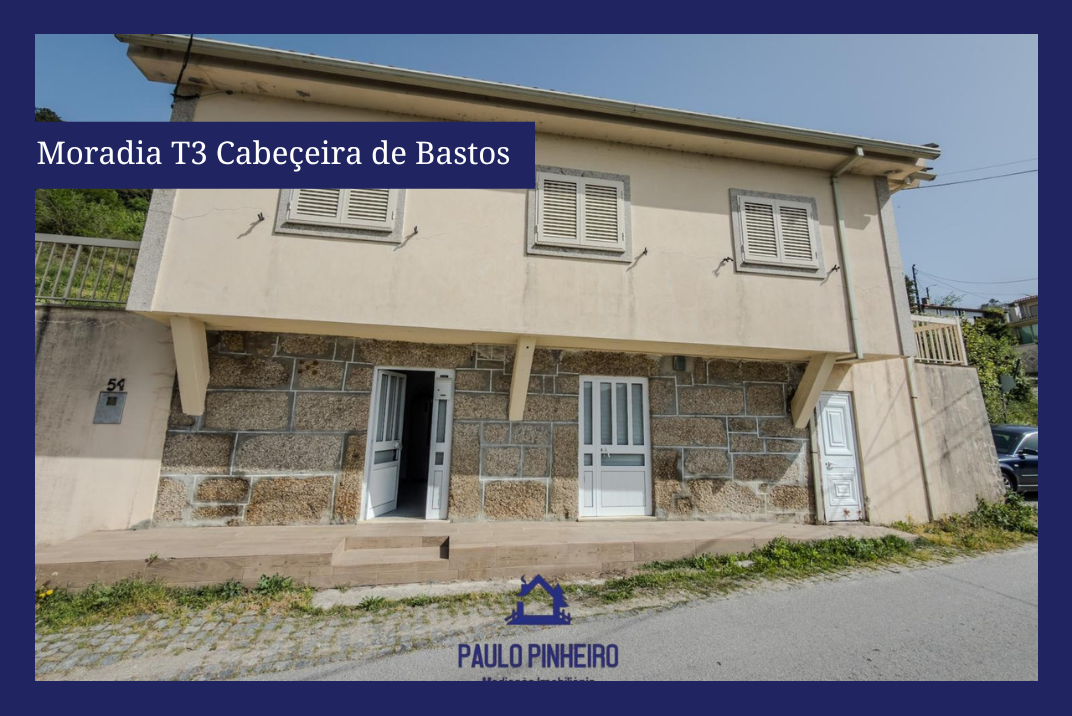 Moradia T3 - Alvite, Cabeceiras de Basto, Braga