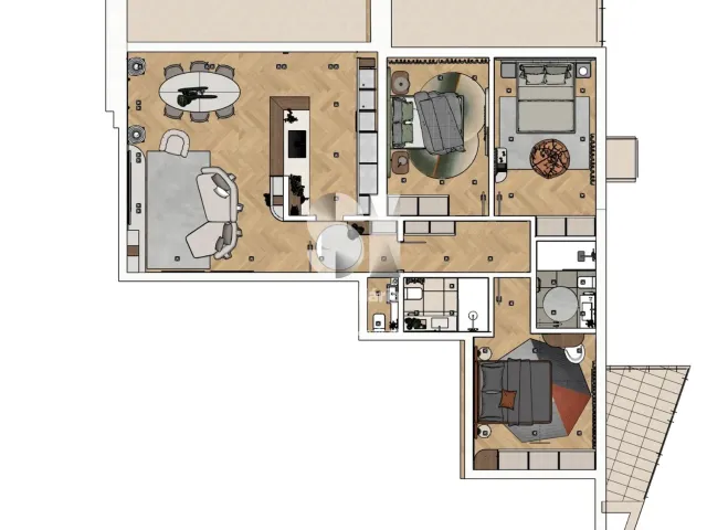 Apartamento T1 - Santo Ant�nio dos Olivais, Coimbra, Coimbra - Miniatura: 5/29