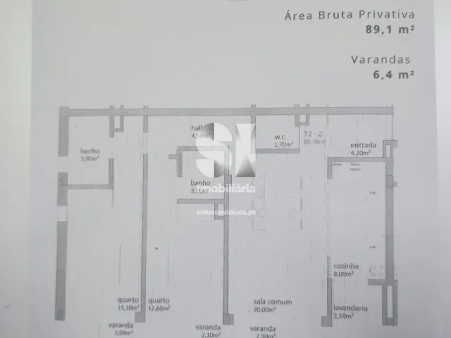 Apartamento T0 - Cust�ias, Matosinhos, Porto - Imagem grande