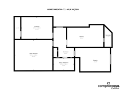 Apartamento T2 - Nossa Senhora da Concei��o e S�o Bartolomeu, Vila Vi�osa, �vora - Miniatura: 14/36
