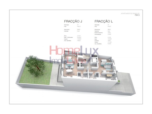 Apartamento T1 em Porto